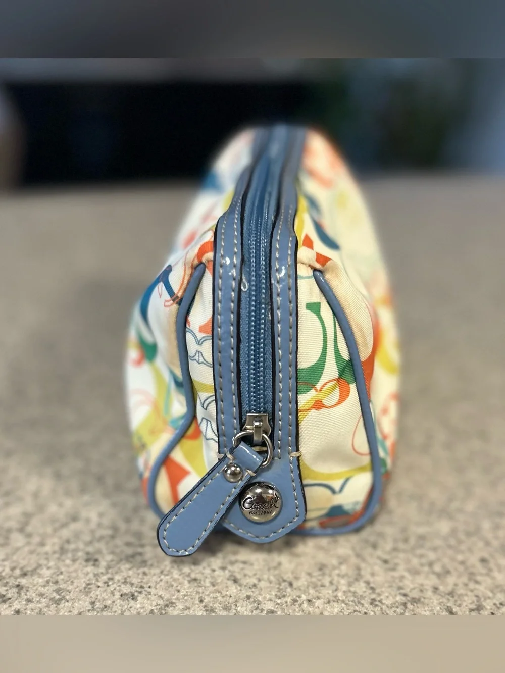COACH Optic Signature Butterfly Cosmetic Bag